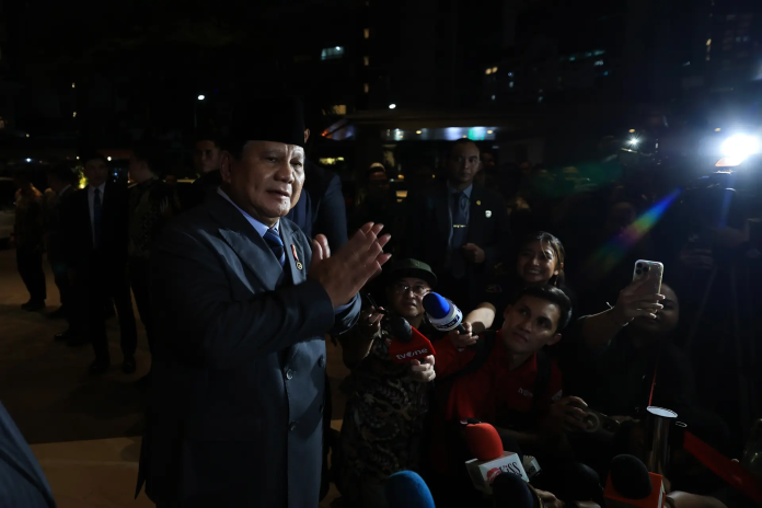 Prabowo Hadiri Resepsi Pernikahan Anak Ahmad Dhani
