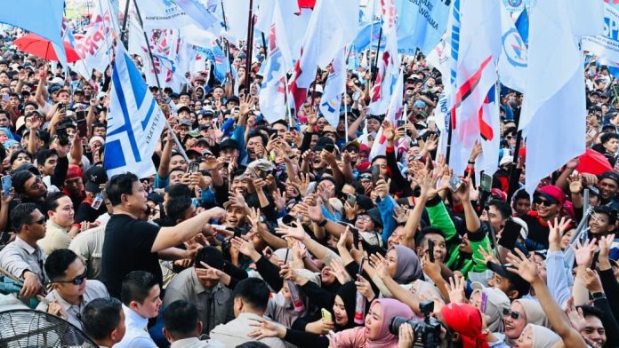 Prabowo Hadiri Peringatan Hari Buruh