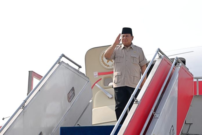 Presiden Prabowo Bertolak ke Filipina