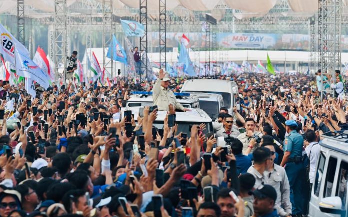 Suara Buruh Bergema di Monas: Apresiasi Atas Kehadiran Presiden Prabowo